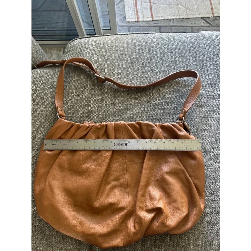 Concealed Carry Woolstenhulme Designer Bags Brown Leather Hobo Shoulder Bag NWOT